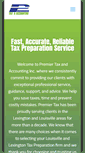 Mobile Screenshot of premiertaxky.com